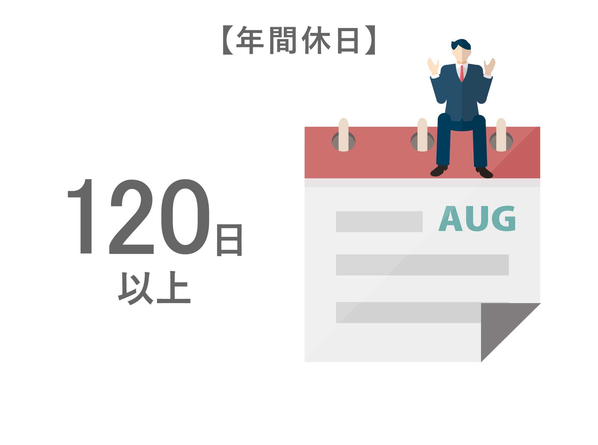 年間休日120日以上